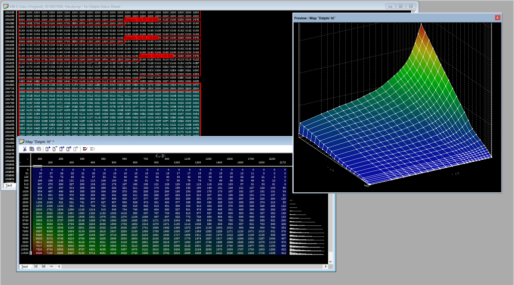 ECU Check: example of calibration data
